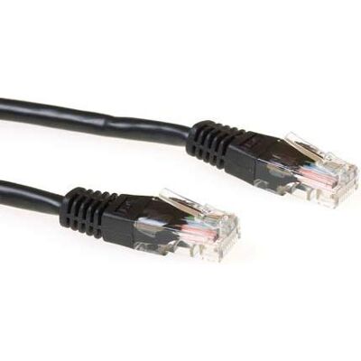 ACT CAT6 LAN Kabel U/UTP 1000Mbit/s PoE Vollkupfer, 5m Schwarz IB8905 ACT CAT6 LAN Kabel U/UTP 1000Mbit/s PoE Vollkupfer, 5m Schwarz IB8905