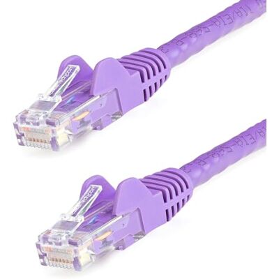 StarTech .com Cat6 Patchkabel – 45,7 m – Violettes Ethernet-Kabel – snagless RJ45-Kabel – Ethernet-Kabel – Cat 6-Kabel – 45,7 m (N6PATCH150PL) StarTech .com Cat6 Patchkabel – 45,7 m – Violettes Ethernet-Kabel – snagless RJ45-Kabel – Ethernet-Kabel – Cat 6-Kabel – 45,7 m (N6PATCH150PL)