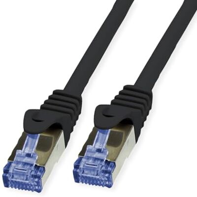 VALUE Outdoor Patchkabel Kat.6A (Class EA) S/FTP (PiMF), Massivdraht, LSOH, schwarz, 20 m VALUE Outdoor Patchkabel Kat.6A (Class EA) S/FTP (PiMF), Massivdraht, LSOH, schwarz, 20 m