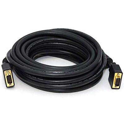 Monoprice 103621 7.62 Meters Super VGA männlich auf männlich, CL2 bewerteten Kabel mit Ferriten Monoprice 103621 7.62 Meters Super VGA männlich auf männlich, CL2 bewerteten Kabel mit Ferriten