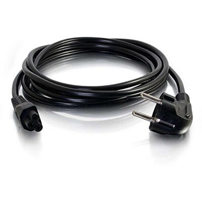 C2G 2M C5 Laptop Strom Kabel (IEC60320C5 to CEE 7/7) 6 Foot Cloverleaf Strom Cord C2G 2M C5 Laptop Strom Kabel (IEC60320C5 to CEE 7/7) 6 Foot Cloverleaf Strom Cord