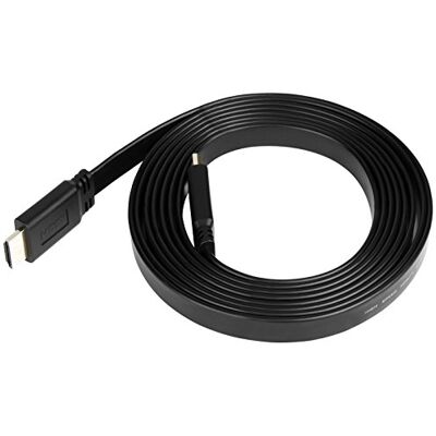Silverstone SST-CPH02B-3000 Premium 3.0m Ultra High Speed HDMI Kabel, 4k, 1.4a, ARC, 3D, Ethernet, schwarz Silverstone SST-CPH02B-3000 Premium 3.0m Ultra High Speed HDMI Kabel, 4k, 1.4a, ARC, 3D, Ethernet, schwarz