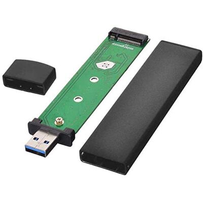 Kalea-Informatique M.2 Adapter 2240 2242 2280 - Alumínium ház USB 3.0 - M.2 SATA támogatás Kalea-Informatique M.2 Adapter 2240 2242 2280 - Alumínium ház USB 3.0 - M.2 SATA támogatás