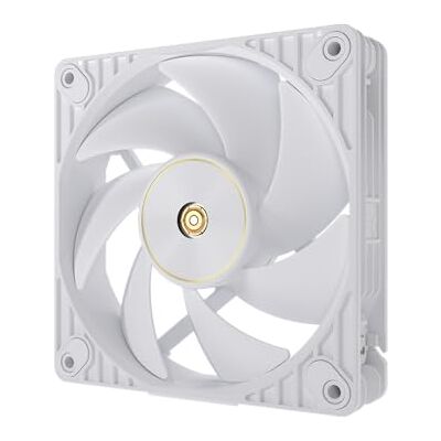 Asus ProArt PF120 Single Pack PMW-Lüfter, 120 mm, hohe Leistung, 28 mm Rahmen, LCP-Flügel, leiser Betrieb, Präzisionstechnik, Kettenverbinder, Weiß Asus ProArt PF120 Single Pack PMW-Lüfter, 120 mm, hohe Leistung, 28 mm Rahmen, LCP-Flügel, leiser Betrieb, Präzisionstechnik, Kettenverbinder, Weiß