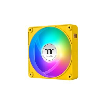 Thermaltake CT120 EX Reverse ARGB Sync PC Cooling Fan 120‑mm‑ARGB‑PWM‑Lüfter Bumblebee 3 Fan Pack Thermaltake CT120 EX Reverse ARGB Sync PC Cooling Fan 120‑mm‑ARGB‑PWM‑Lüfter Bumblebee 3 Fan Pack