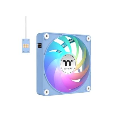 Thermaltake CT140 EX ARGB Sync PC Cooling Fan 140‑mm‑ARGB‑PWM‑Lüfter Hydrangea Blue 3 Fan Pack Thermaltake CT140 EX ARGB Sync PC Cooling Fan 140‑mm‑ARGB‑PWM‑Lüfter Hydrangea Blue 3 Fan Pack