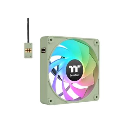 Thermaltake CT140 EX Reverse ARGB Sync PC Cooling Fan 140‑mm‑ARGB‑PWM‑Lüfter Matcha Green 3 Fan Pack Thermaltake CT140 EX Reverse ARGB Sync PC Cooling Fan 140‑mm‑ARGB‑PWM‑Lüfter Matcha Green 3 Fan Pack