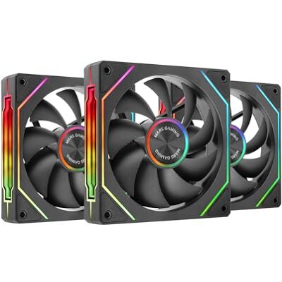 Mars Gaming MF-LINKFINITYKIT2, 3x Modulares PWM-Lüfter-Kit 120mm, ARGB Infinity Mirror Beleuchtung, LINKFINITY Modulsystem und Magnetische Verbindung, Flexible 2+1 Konfiguration Ohne Kabel, Schwarz Mars Gaming MF-LINKFINITYKIT2, 3x Modulares PWM-Lüfter-Kit 120mm, ARGB Infinity Mirror Beleuchtung, LINKFINITY Modulsystem und Magnetische Verbindung, Flexible 2+1 Konfiguration Ohne Kabel, Schwarz