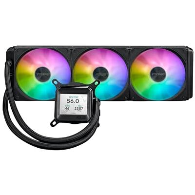 Asus Prime LC ARGB All-in-One-Flüssig-CPU-Wasserkühlung (2,3-Zoll-LCD-Bildschirm, Asetek-Pumpe, vorinstallierte Daisy-Chain-fähige Lüfter, für Intel LGA 1851, 1700, 1200, 115X, AMD AM5, AM4) Asus Prime LC ARGB All-in-One-Flüssig-CPU-Wasserkühlung (2,3-Zoll-LCD-Bildschirm, Asetek-Pumpe, vorinstallierte Daisy-Chain-fähige Lüfter, für Intel LGA 1851, 1700, 1200, 115X, AMD AM5, AM4)