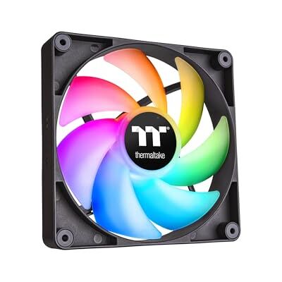 Thermaltake CT140 ARGB Sync PC Cooling Fan 2 Pack, Schwarz Thermaltake CT140 ARGB Sync PC Cooling Fan 2 Pack, Schwarz