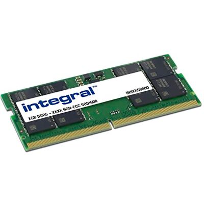 Integral 8GB DDR5 RAM 4800MHz SODIMM Laptop Notebook MacBook Arbeitsspeicher-Modul Integral 8GB DDR5 RAM 4800MHz SODIMM Laptop Notebook MacBook Arbeitsspeicher-Modul