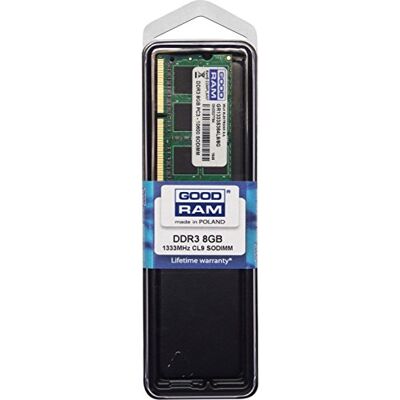 GoodRam 8GB DDR3 1333MHz CL9 SODIMM GoodRam 8GB DDR3 1333MHz CL9 SODIMM