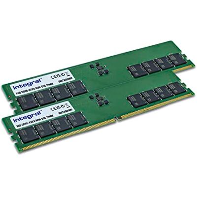 Integral 16GB Kit (2x8GB) DDR5 RAM 4800MHz DIMM PC-Desktop-Arbeitsspeicher-Modul Integral 16GB Kit (2x8GB) DDR5 RAM 4800MHz DIMM PC-Desktop-Arbeitsspeicher-Modul