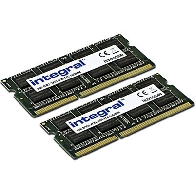 Integral 8GB (2x 4GB) DDR3 RAM 1600MHz SODIMM Laptop Notebook MacBook Arbeitsspeicher-Kit Integral 8GB (2x 4GB) DDR3 RAM 1600MHz SODIMM Laptop Notebook MacBook Arbeitsspeicher-Kit
