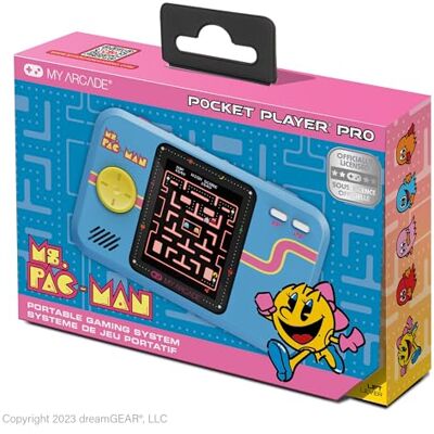 MY ARCADE Console de jeu rétrogaming Atari Pocket Player PRO Ms. Pac-Man Ecran 7cm Haute Résolution MY ARCADE Console de jeu rétrogaming Atari Pocket Player PRO Ms. Pac-Man Ecran 7cm Haute Résolution