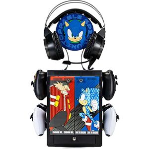 Numskull Armadietto da Gaming Ufficiale Sonic the Hedgehog – Organizer Compatto e Resistente per 10 Giochi/DVD, 4 Controller, Cuffie e Accessori Numskull Armadietto da Gaming Ufficiale Sonic the Hedgehog – Organizer Compatto e Resistente per 10 Giochi/DVD, 4 Controller, Cuffie e Accessori