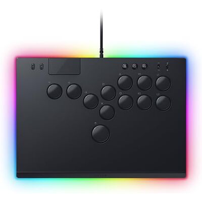 Razer Kitsune Optischer All-Button-Arcade-Controller für PS5 und PC (Layout mit 4 präzisen Bewegungstasten, Flache lineare optische Switches von , Dünnes, portables Gehäuse) Schwarz Razer Kitsune Optischer All-Button-Arcade-Controller für PS5 und PC (Layout mit 4 präzisen Bewegungstasten, Flache lineare optische Switches von , Dünnes, portables Gehäuse) Schwarz