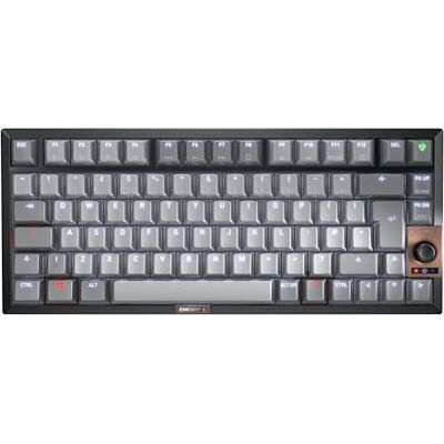 CHERRY KW 300W MX, Kompakte Mechanische Hot-Swap-Tastatur, UK-Layout (QWERTY), Weiße Beleuchtung, Windows-Layout, MX2A Silent RED Switches, Schwarz CHERRY KW 300W MX, Kompakte Mechanische Hot-Swap-Tastatur, UK-Layout (QWERTY), Weiße Beleuchtung, Windows-Layout, MX2A Silent RED Switches, Schwarz