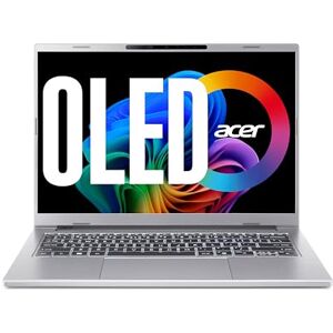 Acer Aspire 14 AI OLED (A14-61M-R619) AI Laptop, Copilot+ PC, 14" WUXGA OLED Display, AMD Ryzen AI 5 330, 16 GB RAM, 1 TB SSD, AMD Radeon 820M, Windows 11, QWERTZ Tastatur, Silber Acer Aspire 14 AI OLED (A14-61M-R619) AI Laptop, Copilot+ PC, 14" WUXGA OLED Display, AMD Ryzen AI 5 330, 16 GB RAM, 1 TB SSD, AMD Radeon 820M, Windows 11, QWERTZ Tastatur, Silber