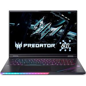 Acer Predator Helios 18 AI (PH18-73-91MD) Gaming Laptop, 18 Inch WQXGA MiniLED IPS 250Hz Display, Intel Core Ultra 9 275HX, 64 GB RAM, 4 TB SSD, NVIDIA GeForce RTX 5080, Windows 11, QWERTZ Keyboard Acer Predator Helios 18 AI (PH18-73-91MD) Gaming Laptop, 18 Inch WQXGA MiniLED IPS 250Hz Display, Intel Core Ultra 9 275HX, 64 GB RAM, 4 TB SSD, NVIDIA GeForce RTX 5080, Windows 11, QWERTZ Keyboard