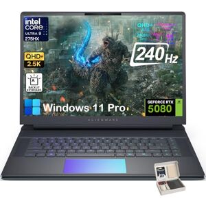 Alienware Dell Pro 16 PC16255 AMD Ryzen AI 5 PRO 340 Win 11 Pro Radeon 840M 16 GB RAM 512 GB SSD NVMe 40.646 cm (16") IPS 1920 x 1200 (Full HD Plus) Wi-Fi 6E Platinum Silver Alienware Dell Pro 16 PC16255 AMD Ryzen AI 5 PRO 340 Win 11 Pro Radeon 840M 16 GB RAM 512 GB SSD NVMe 40.646 cm (16") IPS 1920 x 1200 (Full HD Plus) Wi-Fi 6E Platinum Silver