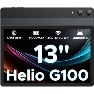 DOOGEE Tab E3 Pro Android 15 Tablet 13 Zoll FHD+ Helio G100 Octa-Core 32GB RAM+256GB ROM (2TB TF) 11000mAh Akku Tablet mit SIM Card Slot 13MP+8MP WidevineL1/ Dual 4G LTE + 5G WiFi/Face ID/OTG/GPS DOOGEE Tab E3 Pro Android 15 Tablet 13 Zoll FHD+ Helio G100 Octa-Core 32GB RAM+256GB ROM (2TB TF) 11000mAh Akku Tablet mit SIM Card Slot 13MP+8MP WidevineL1/ Dual 4G LTE + 5G WiFi/Face ID/OTG/GPS