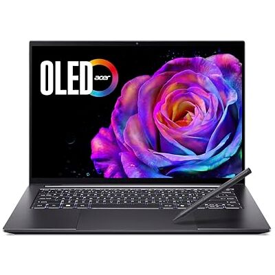 Acer Swift X 14 OLED (SFX14-61G-R6Q6) Copilot+ PC, 14" WQ2.8K 120Hz Touch-Display, AMD Ryzen AI 9 365, 32 GB RAM, 1 TB SSD, NVIDIA GeForce RTX 5070, Windows 11, QWERTZ Tastatur Acer Swift X 14 OLED (SFX14-61G-R6Q6) Copilot+ PC, 14" WQ2.8K 120Hz Touch-Display, AMD Ryzen AI 9 365, 32 GB RAM, 1 TB SSD, NVIDIA GeForce RTX 5070, Windows 11, QWERTZ Tastatur