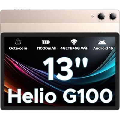 DOOGEE Tab E3 Pro Android 15 Tablet 13 Zoll FHD+ Helio G100 Octa-Core 32GB RAM+256GB ROM (2TB TF) 11000mAh Akku Tablet mit SIM Card Slot 13MP+8MP WidevineL1/ Dual 4G LTE + 5G WiFi/Face ID/OTG/GPS DOOGEE Tab E3 Pro Android 15 Tablet 13 Zoll FHD+ Helio G100 Octa-Core 32GB RAM+256GB ROM (2TB TF) 11000mAh Akku Tablet mit SIM Card Slot 13MP+8MP WidevineL1/ Dual 4G LTE + 5G WiFi/Face ID/OTG/GPS