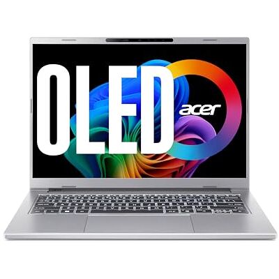 Acer Aspire 14 AI OLED (A14-61M-R619) AI Laptop, Copilot+ PC, 14" WUXGA OLED Display, AMD Ryzen AI 5 330, 16 GB RAM, 1 TB SSD, AMD Radeon 820M, Windows 11, QWERTZ Tastatur, Silber Acer Aspire 14 AI OLED (A14-61M-R619) AI Laptop, Copilot+ PC, 14" WUXGA OLED Display, AMD Ryzen AI 5 330, 16 GB RAM, 1 TB SSD, AMD Radeon 820M, Windows 11, QWERTZ Tastatur, Silber