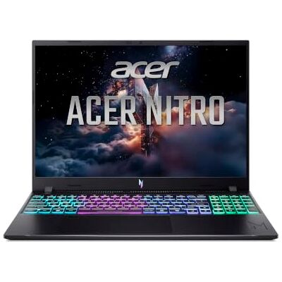 Acer Nitro V 16 Gaming Laptop, Core 7, RTX 5070, 16GB, 512GB 16" WUXGA IPS 180Hz Display, Intel Core 7 240H, 16GB RAM, 512 GB SSD, NVIDIA RTX 5070, Windows 11, QWERTZ, ANV16-I31-70QN Acer Nitro V 16 Gaming Laptop, Core 7, RTX 5070, 16GB, 512GB 16" WUXGA IPS 180Hz Display, Intel Core 7 240H, 16GB RAM, 512 GB SSD, NVIDIA RTX 5070, Windows 11, QWERTZ, ANV16-I31-70QN