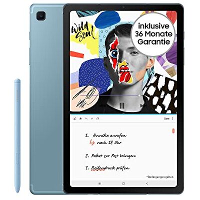 Samsung Galaxy Tab S6 Lite (2022), 10,4 Zoll TFT Display, 64 GB Speicher, LTE, Android Tablet inkl. S Pen, Angora Blue, inkl. 36 Monate Herstellergarantie Samsung Galaxy Tab S6 Lite (2022), 10,4 Zoll TFT Display, 64 GB Speicher, LTE, Android Tablet inkl. S Pen, Angora Blue, inkl. 36 Monate Herstellergarantie