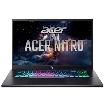 Acer Nitro V17 AI, Gaming Laptop, Core 7, RTX 5060, 16GB RAM, 512GB SSD 17" FHD 144Hz Display, Intel Core 7 240H, NVIDIA RTX 5060, 16GB RAM, 512GB SSD, Windows 11, QWERTZ Tastatur, ANV17-I31-75BB Acer Nitro V17 AI, Gaming Laptop, Core 7, RTX 5060, 16GB RAM, 512GB SSD 17" FHD 144Hz Display, Intel Core 7 240H, NVIDIA RTX 5060, 16GB RAM, 512GB SSD, Windows 11, QWERTZ Tastatur, ANV17-I31-75BB