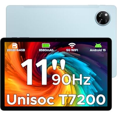 DOOGEE Tab A9+ Android 16 AI Tablet 11 Zoll, Unisoc T7200 Octa-Core 8580mAh Gaming Tablet Android 20GB RAM+64GB ROM(TF 2TB), WiFi5 Tablets PC, 90Hz-1080P, WidevineL1/Face ID/OTG/GPS/Dual Speaker DOOGEE Tab A9+ Android 16 AI Tablet 11 Zoll, Unisoc T7200 Octa-Core 8580mAh Gaming Tablet Android 20GB RAM+64GB ROM(TF 2TB), WiFi5 Tablets PC, 90Hz-1080P, WidevineL1/Face ID/OTG/GPS/Dual Speaker