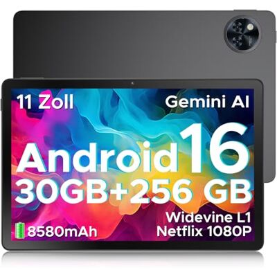 DOOGEE U11 Pro Android 16 Tablet 11 Zoll, 30GB RAM+256GB ROM (2TB TF) 8580mAh, 90Hz Display, Unisoc T7200 Octa Core Tablet PC, 13MP+5MP, 5G WiFi/Widevine L1/ GPS/Face ID/OTG DOOGEE U11 Pro Android 16 Tablet 11 Zoll, 30GB RAM+256GB ROM (2TB TF) 8580mAh, 90Hz Display, Unisoc T7200 Octa Core Tablet PC, 13MP+5MP, 5G WiFi/Widevine L1/ GPS/Face ID/OTG