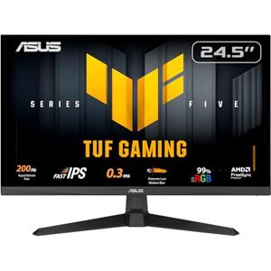 Asus TUF Gaming VG259Q5A Full HD Monitor (24,5 Zoll, 1920 x 1080, 200Hz, Fast IPS, 0,3ms Reaktionszeit, ELMB, Lautsprecher, HDMI, DisplayPort) Asus TUF Gaming VG259Q5A Full HD Monitor (24,5 Zoll, 1920 x 1080, 200Hz, Fast IPS, 0,3ms Reaktionszeit, ELMB, Lautsprecher, HDMI, DisplayPort)