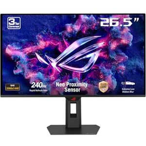 Asus ROG Strix XG27AQDMES Gaming-Monitor (27 Zoll (26,5 Zoll sichtbar) 1440p QD-OLED, 240 Hz, 0,03ms, Neo Proximity Sensor, OLED Care Pro, G-SYNC kompatibel, 99% DCI-P3, DisplayWidget Center) Asus ROG Strix XG27AQDMES Gaming-Monitor (27 Zoll (26,5 Zoll sichtbar) 1440p QD-OLED, 240 Hz, 0,03ms, Neo Proximity Sensor, OLED Care Pro, G-SYNC kompatibel, 99% DCI-P3, DisplayWidget Center)