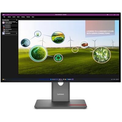 Lenovo ThinkVision P27Q-40 LED-Monitor 68.6 cm (27") 2560 x 1440 QHD @ 120 Hz IPS 350 cd/m² 1500:1 HDR10-4 ms HDMI, DisplayPort Finsternis schwarz Lenovo ThinkVision P27Q-40 LED-Monitor 68.6 cm (27") 2560 x 1440 QHD @ 120 Hz IPS 350 cd/m² 1500:1 HDR10-4 ms HDMI, DisplayPort Finsternis schwarz