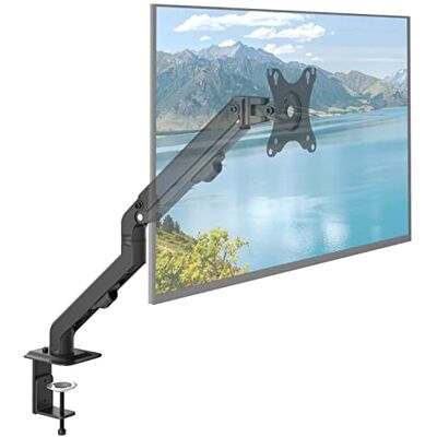 ACROPAQ Monitor Arm Für 17 27 Zoll Flach & Curved Monitore, Federhalterung, 360° drehbar, Schnelle Montage Monitor Halterung, Bildschirmhalterung, Monitorhalterung, Tischhalterung Schwarz ACROPAQ Monitor Arm Für 17 27 Zoll Flach & Curved Monitore, Federhalterung, 360° drehbar, Schnelle Montage Monitor Halterung, Bildschirmhalterung, Monitorhalterung, Tischhalterung Schwarz