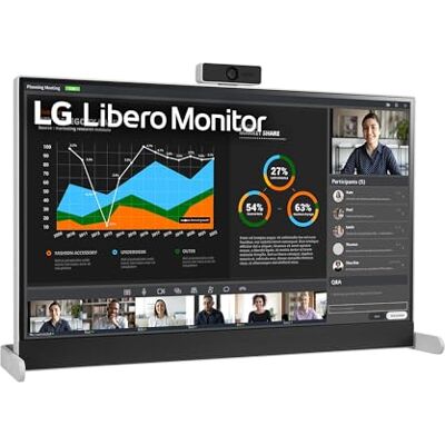 LG Electronics Libero 27BQ70C-S Vielseitiger Monitor 27 Zoll (68,6 cm) – IPS-Panel, QHD-Auflösung (2560 x 1440), 5 ms GtG 75 Hz, HDR 10, sRGB 99%, neigbar, USB-C (65 W), Lautsprecher, abnehmbare LG Electronics Libero 27BQ70C-S Vielseitiger Monitor 27 Zoll (68,6 cm) – IPS-Panel, QHD-Auflösung (2560 x 1440), 5 ms GtG 75 Hz, HDR 10, sRGB 99%, neigbar, USB-C (65 W), Lautsprecher, abnehmbare