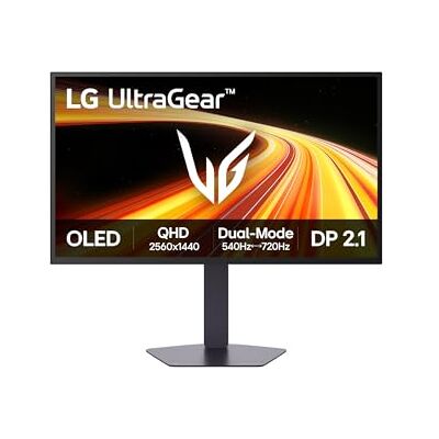 LG Ultragear™ 27GX790B-B 27 Zoll QHD OLED Gaming-Monitor, 540Hz/720Hz Dual Mode, 0,02ms, DisplayHDR True Black 500, AMD FreeSync Premium Pro, 1x DisplayPort 2.1, 2X HDMI 2.1, Schwarz LG Ultragear™ 27GX790B-B 27 Zoll QHD OLED Gaming-Monitor, 540Hz/720Hz Dual Mode, 0,02ms, DisplayHDR True Black 500, AMD FreeSync Premium Pro, 1x DisplayPort 2.1, 2X HDMI 2.1, Schwarz