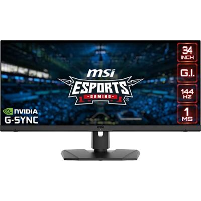 MSI OPTIX MPG341QR Monitor 34" 3440X1440 Pixel ULTRAWIDE Quad HD LCD Nero MSI OPTIX MPG341QR Monitor 34" 3440X1440 Pixel ULTRAWIDE Quad HD LCD Nero
