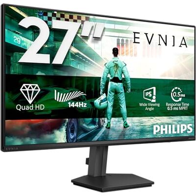 Philips 27M2N3500NF 27-Zoll-WQHD-Monitor 144 Hz, IPS-Panel, 4 ms GtG, Adaptive Sync, HDR10, G-Sync-kompatibel, (2560×1440, HDMI 1× 2.0, DP 1.4, USB-Hub) Dunkelgrau Philips 27M2N3500NF 27-Zoll-WQHD-Monitor 144 Hz, IPS-Panel, 4 ms GtG, Adaptive Sync, HDR10, G-Sync-kompatibel, (2560×1440, HDMI 1× 2.0, DP 1.4, USB-Hub) Dunkelgrau