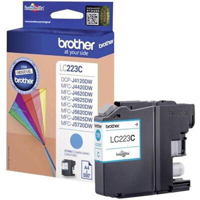Brother LC223C Original Tintenpatrone LC-223C Cyan DCP-J562DW, DCP-J4120DW, MFC-J480DW, J680DW, 880DW, J4420DW, J4620DW, J4625DW, J5320DW, J5620DW, J5625DW, J5720DW, Standard Brother LC223C Original Tintenpatrone LC-223C Cyan DCP-J562DW, DCP-J4120DW, MFC-J480DW, J680DW, 880DW, J4420DW, J4620DW, J4625DW, J5320DW, J5620DW, J5625DW, J5720DW, Standard