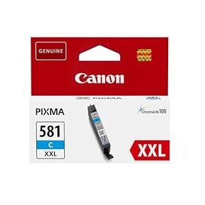 Canon 1995C001 Tintenpatrone CLI-581C Druckerpatrone, Cyan, Standard, XXL Canon 1995C001 Tintenpatrone CLI-581C Druckerpatrone, Cyan, Standard, XXL