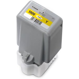 Canon Tintenpatrone PFI-1000 Y gelb yellow 80 ml ORIGINAL für imagePROGRAF PRO-1000 Canon Tintenpatrone PFI-1000 Y gelb yellow 80 ml ORIGINAL für imagePROGRAF PRO-1000