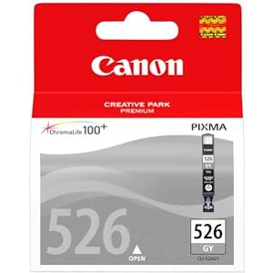 Canon CLI-526GY Tintenpatrone Grau (Original Druckertinte, für klare und präzise Ausdrucke, ChromaLife100+ Technologie, ideal für Fotodrucke, langlebige Druckergebnisse) Canon CLI-526GY Tintenpatrone Grau (Original Druckertinte, für klare und präzise Ausdrucke, ChromaLife100+ Technologie, ideal für Fotodrucke, langlebige Druckergebnisse)