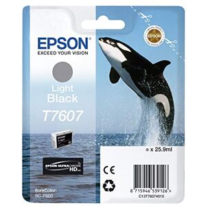 Epson T76074010 Tintenpatronen, 26 ml, hell schwarz Epson T76074010 Tintenpatronen, 26 ml, hell schwarz