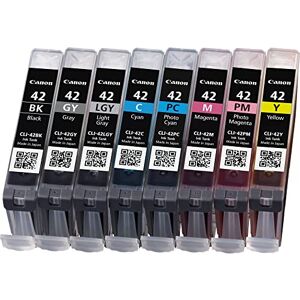 Canon CLI 42 8 original Tintenpatrone Multipack BK/GY/LGY/C/M/Y/PC/PM für Pixma Drucker PRO100 PRO100S Canon CLI 42 8 original Tintenpatrone Multipack BK/GY/LGY/C/M/Y/PC/PM für Pixma Drucker PRO100 PRO100S