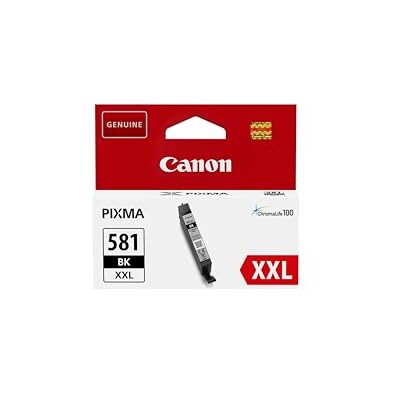 Canon Tintenpatrone CLI-581BK XXL Original Foto 1998C001 Druckerpatrone, Schwarz, 11,7 ml Canon Tintenpatrone CLI-581BK XXL Original Foto 1998C001 Druckerpatrone, Schwarz, 11,7 ml