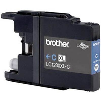 Brother Original LC-1280XL-C Tintenpatrone Cyan für 1.200 Seiten fuer MFCJ6510DW MFCJ6710DW MFCJ6910DW MFCJ5910DW Standard Brother Original LC-1280XL-C Tintenpatrone Cyan für 1.200 Seiten fuer MFCJ6510DW MFCJ6710DW MFCJ6910DW MFCJ5910DW Standard